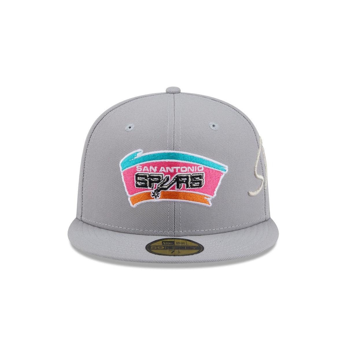 San Antonio Spurs Side Script 59FIFTY Fitted Hat