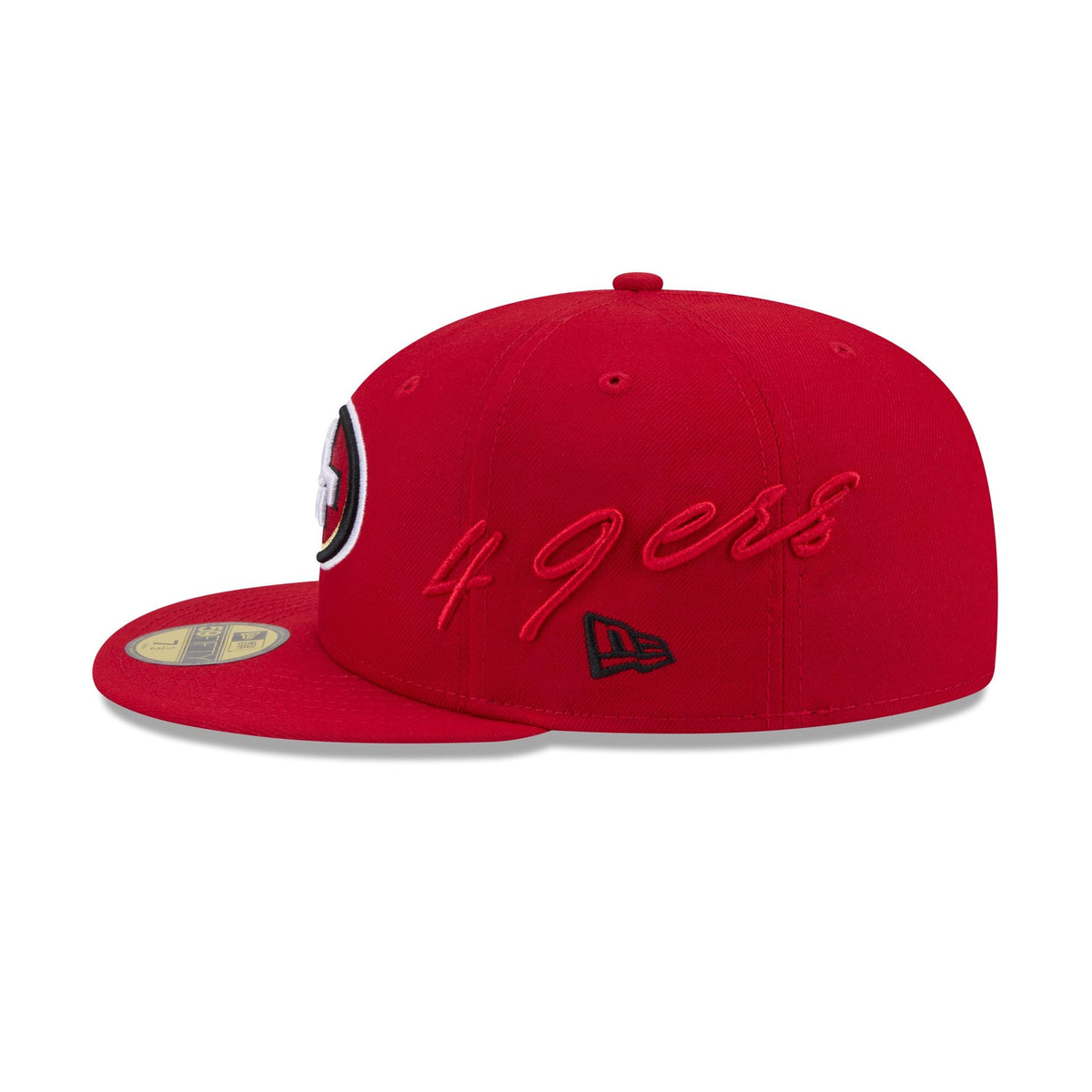 San Francisco 49ers Side Script 59FIFTY Fitted Hat