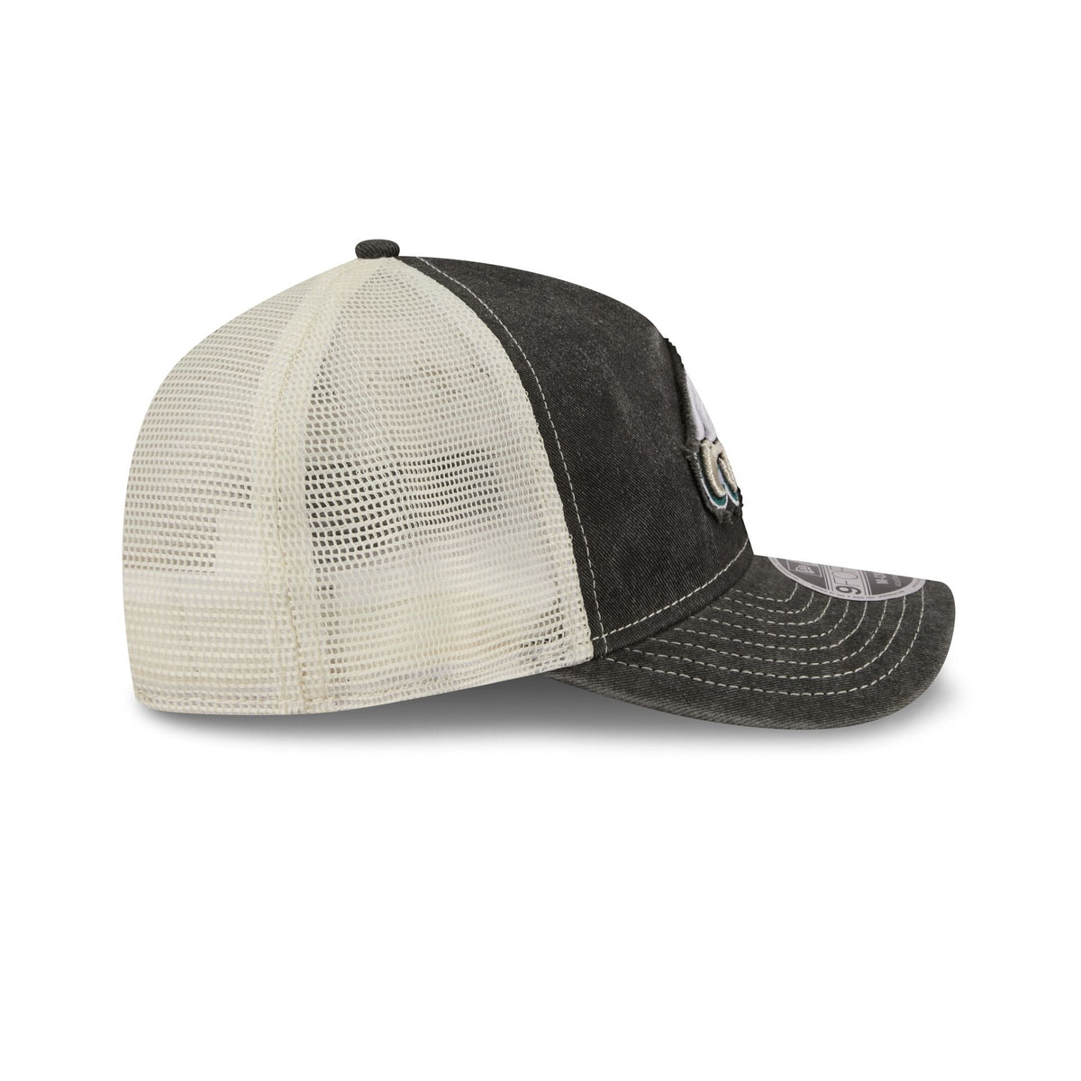 Philadelphia Eagles Frayed Logo 9FORTY M-Crown A-Frame Trucker Hat