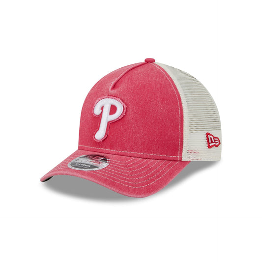 Philadelphia Phillies Frayed Logo 9FORTY M-Crown A-Frame Trucker Hat