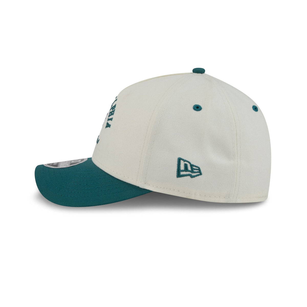 Philadelphia Eagles Arched Graphic Chrome White 9FORTY M-Crown A-Frame Snapback Hat
