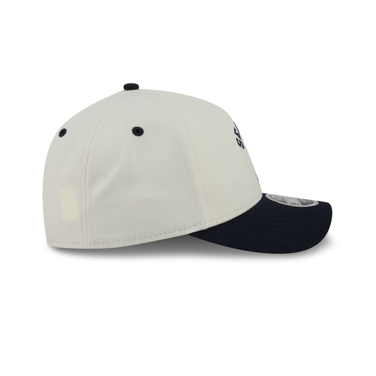 Seattle Mariners Arched Graphic Chrome White 9FORTY M-Crown A-Frame Snapback Hat