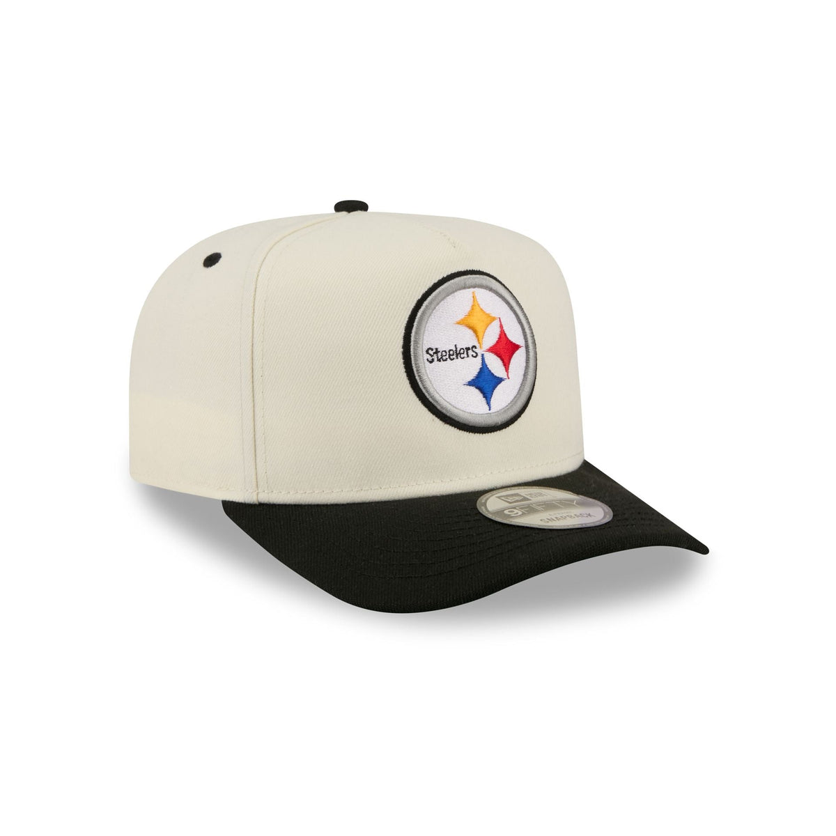 Pittsburgh Steelers Statement Back Chrome White 9FIFTY A-Frame Snapback Hat