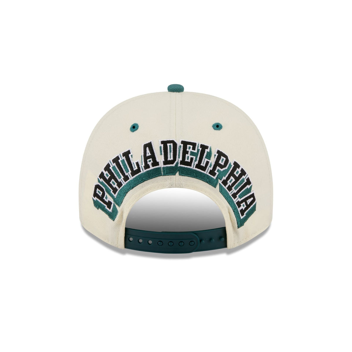 Philadelphia Eagles Statement Back Chrome White 9FIFTY A-Frame Snapback Hat