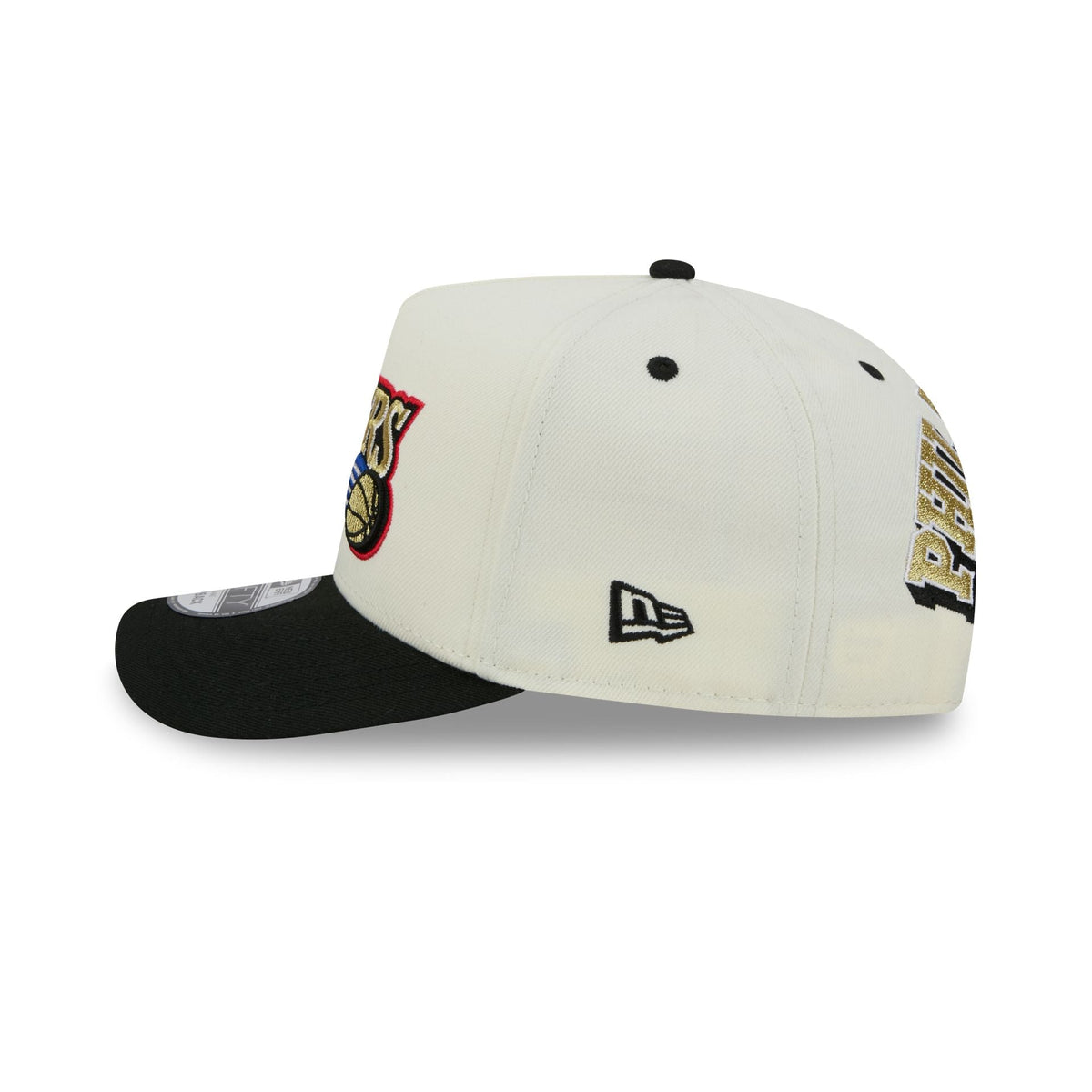Philadelphia 76ers Statement Back Chrome White 9FIFTY A-Frame Snapback Hat