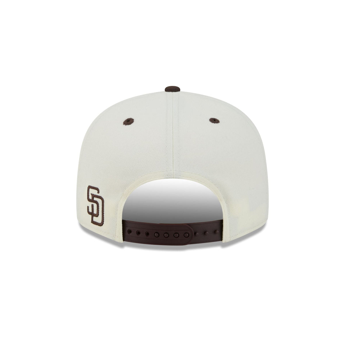 San Diego Padres Classic Stacked Chrome 9FIFTY Snapback Hat