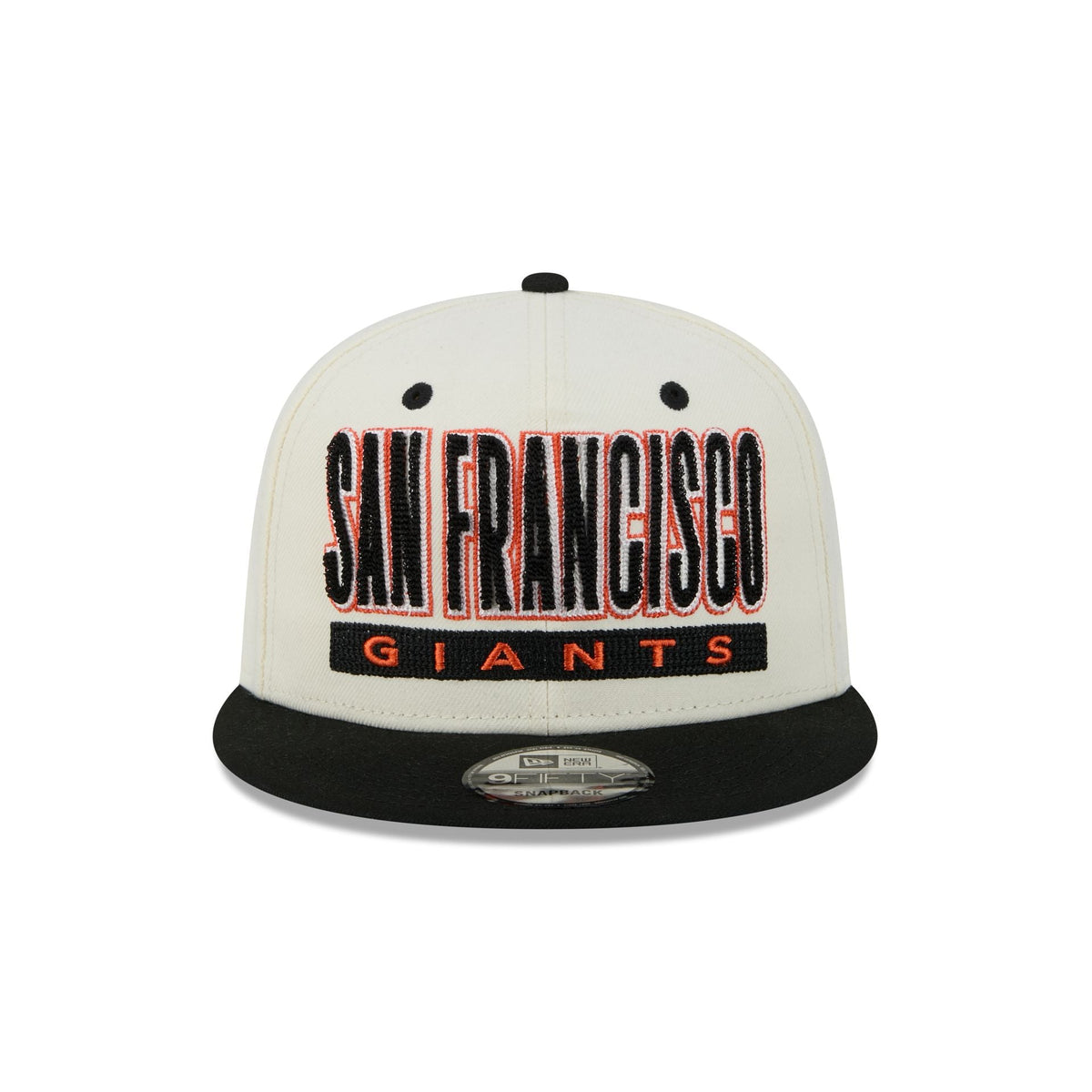 San Francisco Giants Classic Stacked Chrome 9FIFTY Snapback Hat