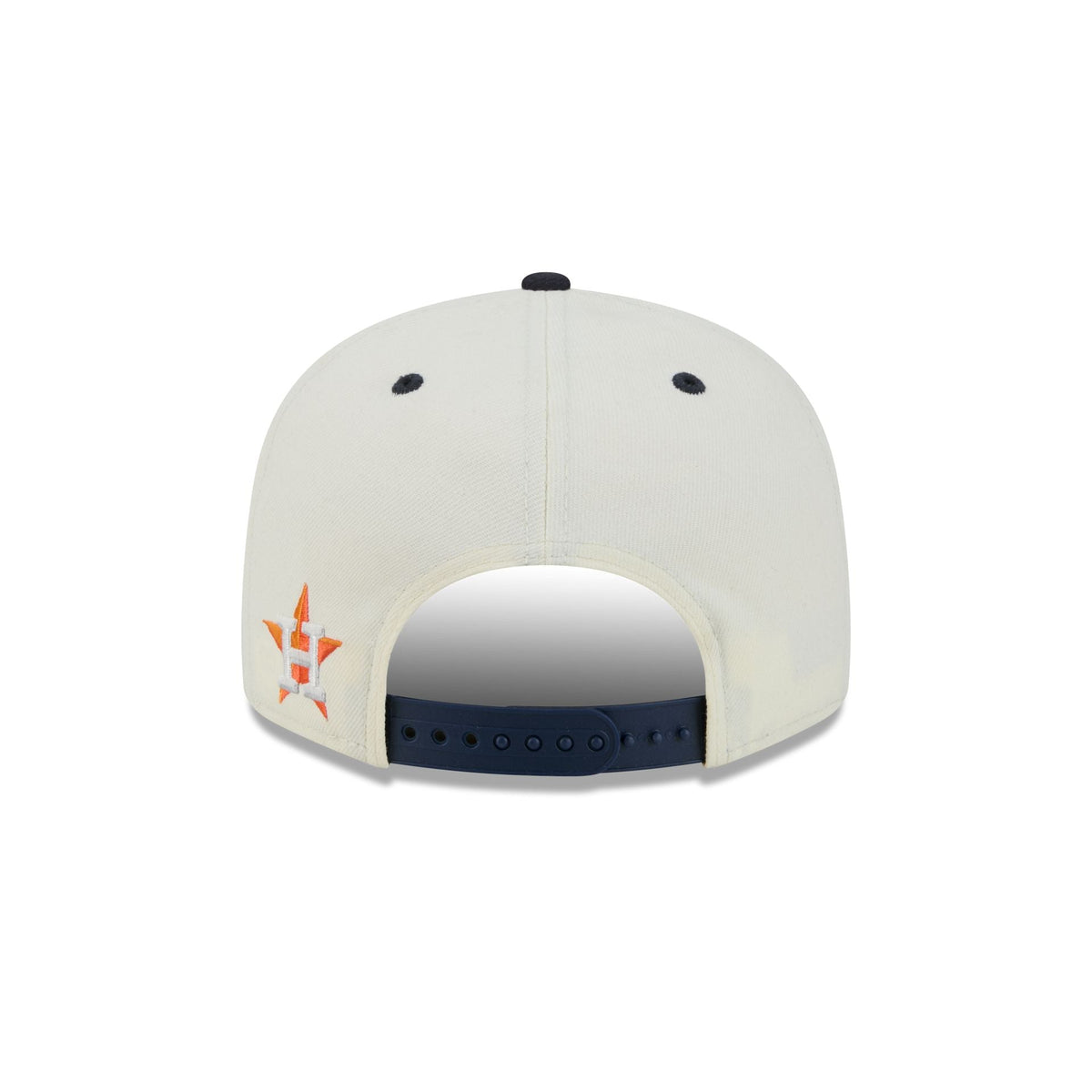 Houston Astros Classic Stacked Chrome 9FIFTY Snapback Hat