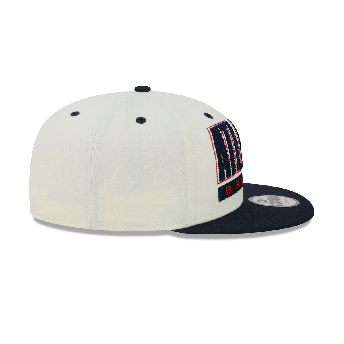 Atlanta Braves Classic Stacked Chrome 9FIFTY Snapback Hat