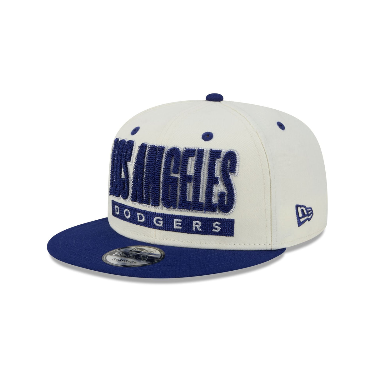 Los Angeles Dodgers Classic Stacked Chrome 9FIFTY Snapback Hat