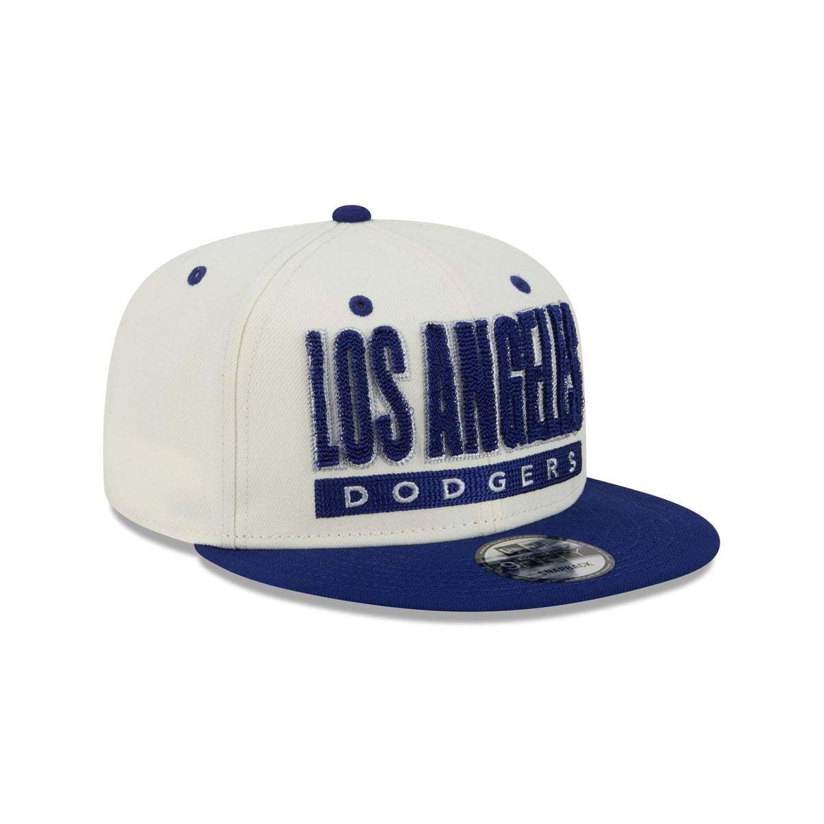 Los Angeles Dodgers Classic Stacked Chrome 9FIFTY Snapback Hat