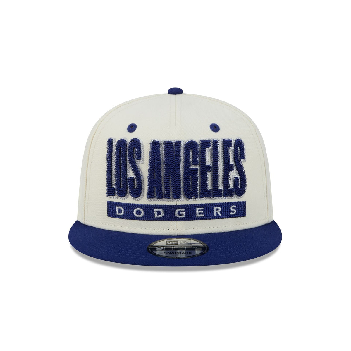 Los Angeles Dodgers Classic Stacked Chrome 9FIFTY Snapback Hat