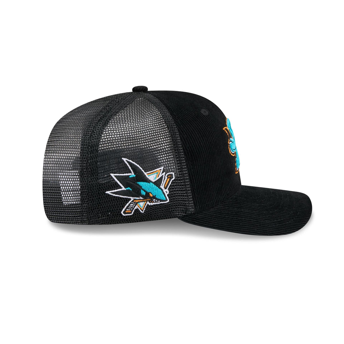 San Jose Sharks Deceptor Corduroy 9SEVENTY Trucker Hat