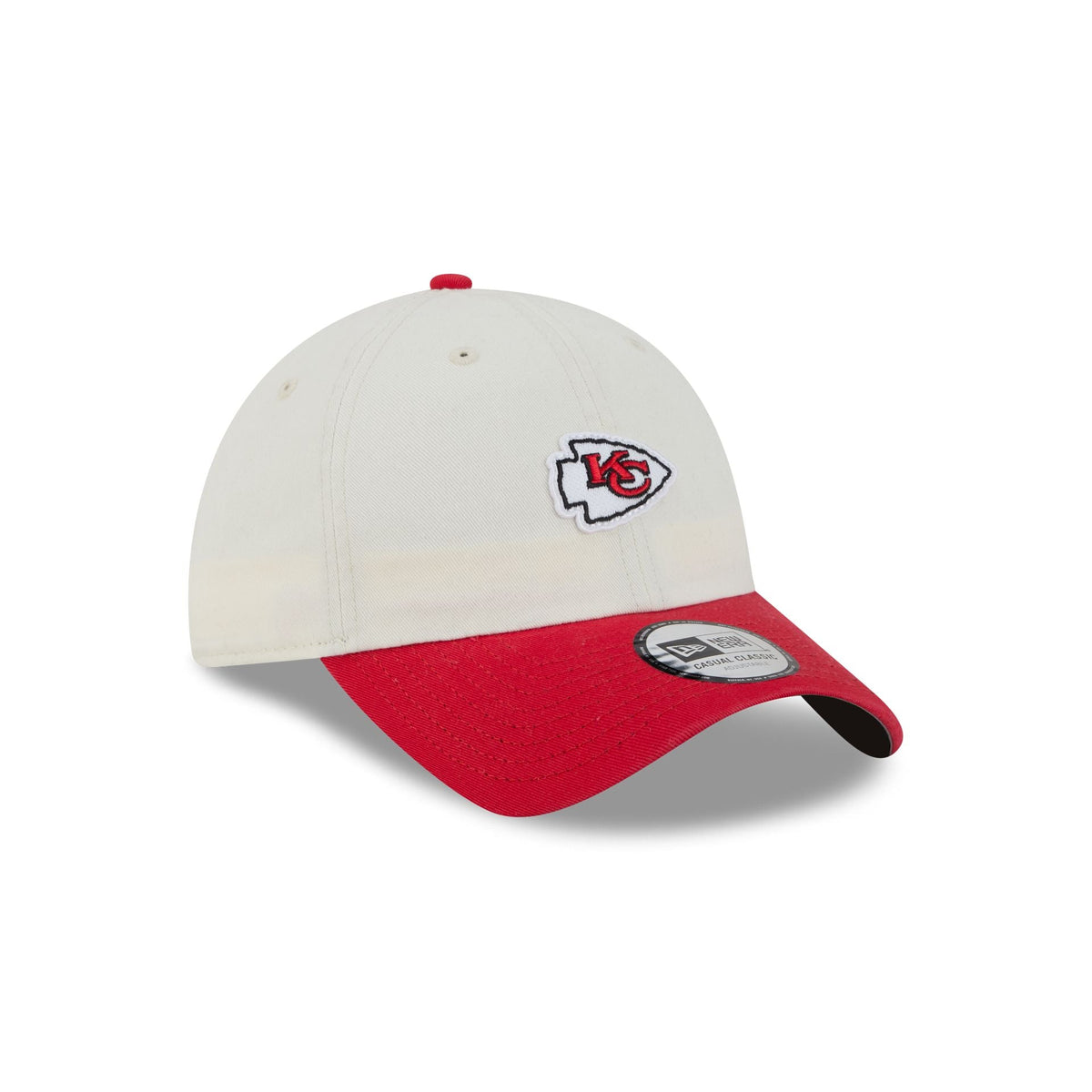 Kansas City Chiefs Mini Logo Chrome White Casual Classic Adjustable Hat