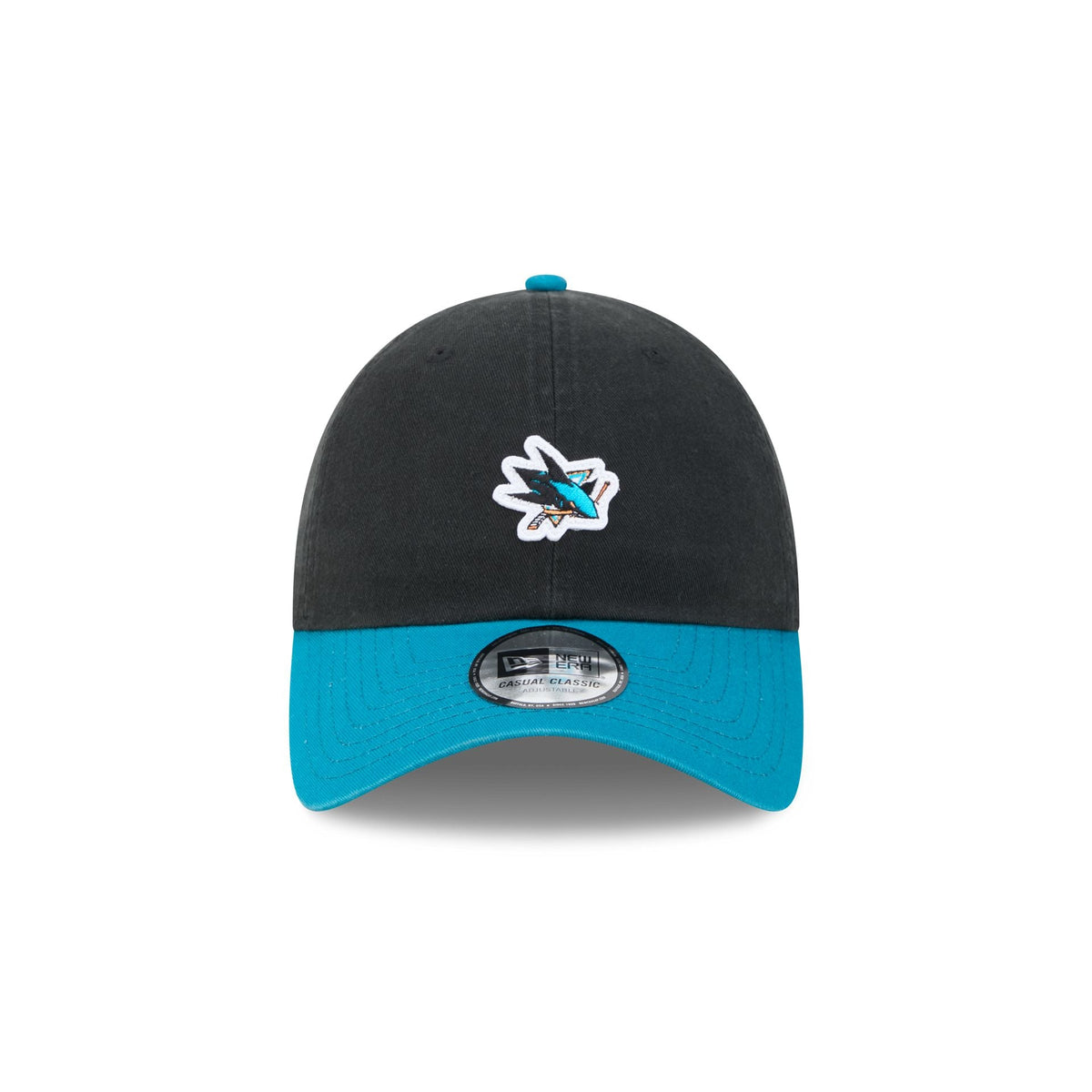 San Jose Sharks Mini Logo Two Tone Casual Classic Adjustable Hat