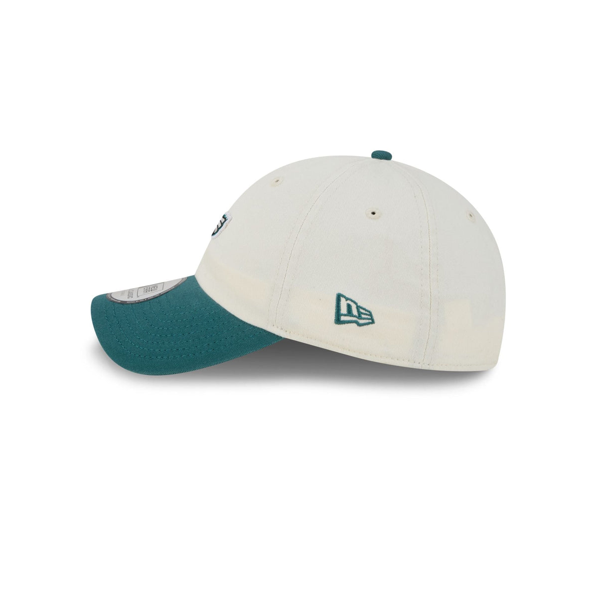 Philadelphia Eagles Mini Logo Chrome White Casual Classic Adjustable Hat