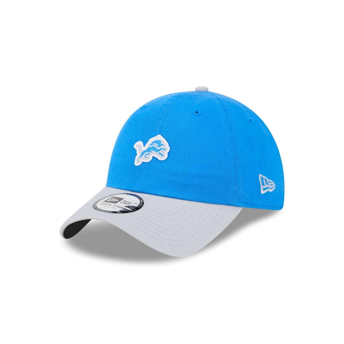 Detroit Lions Mini Logo Two Tone Casual Classic Adjustable Hat