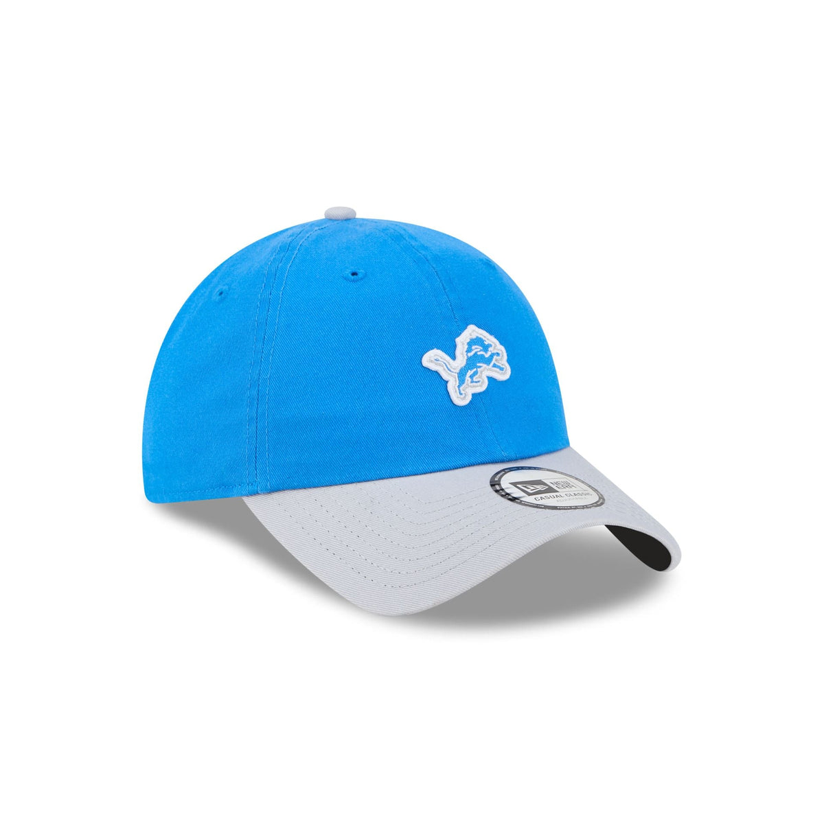 Detroit Lions Mini Logo Two Tone Casual Classic Adjustable Hat