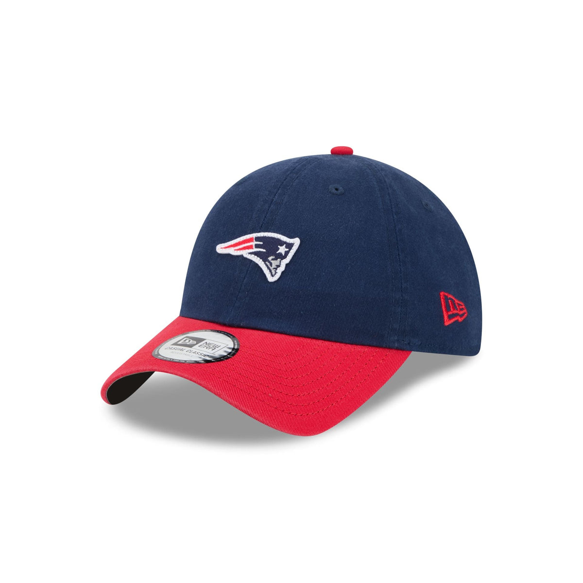 New England Patriots Mini Logo Two Tone Casual Classic Adjustable Hat