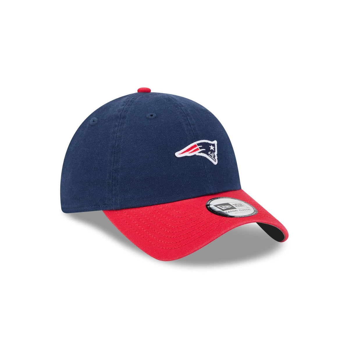 New England Patriots Mini Logo Two Tone Casual Classic Adjustable Hat