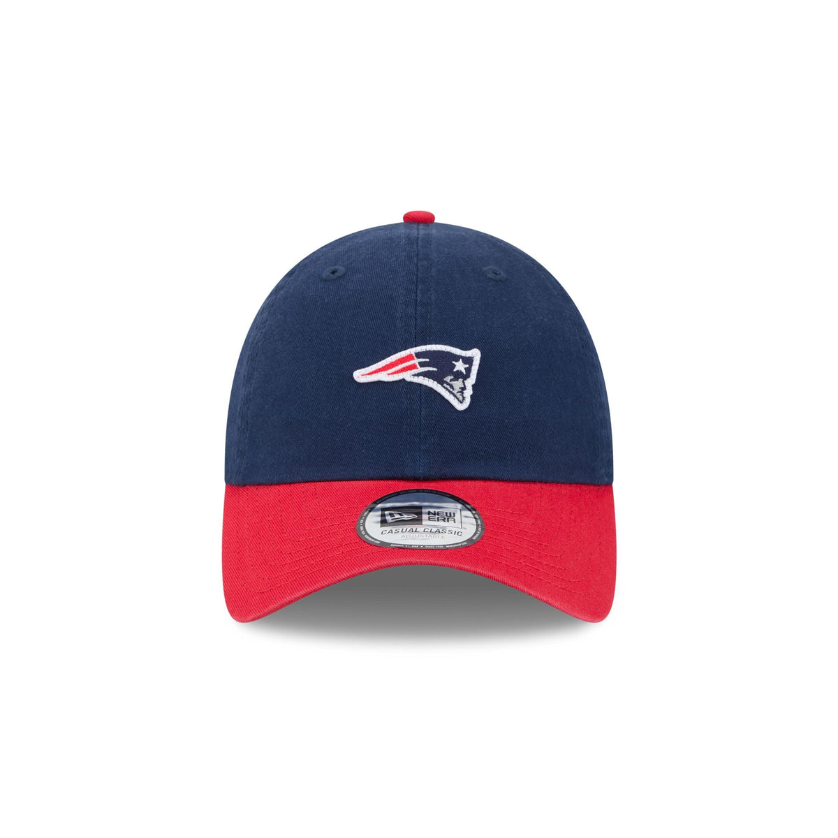New England Patriots Mini Logo Two Tone Casual Classic Adjustable Hat