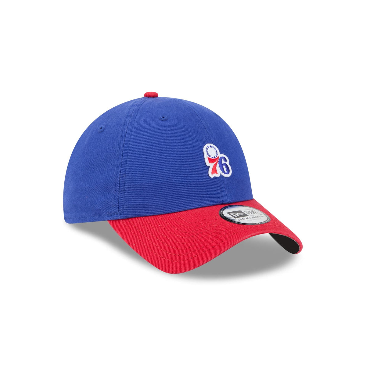 Philadelphia 76ers Mini Logo Two Tone Casual Classic Adjustable Hat