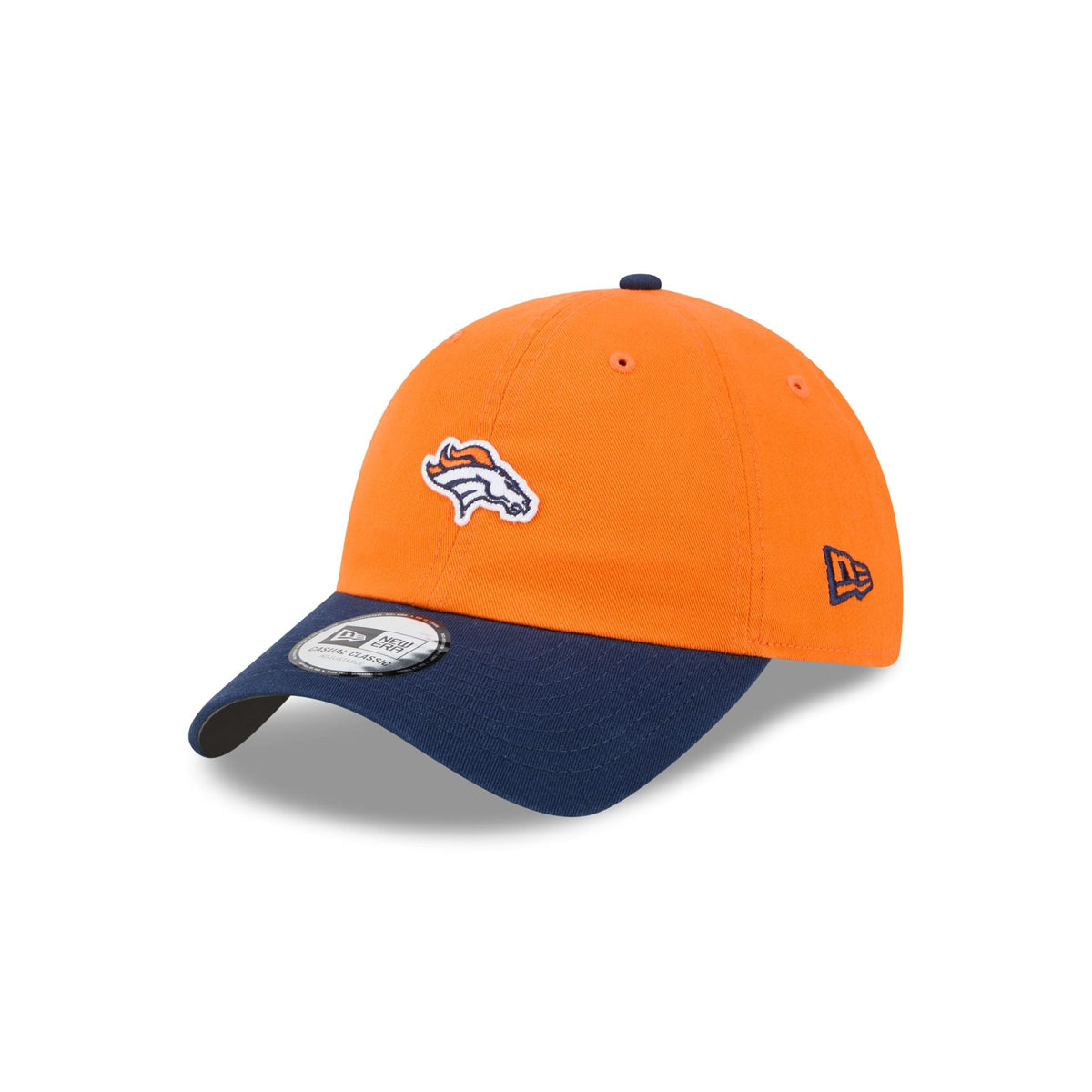 Denver Broncos Mini Logo Two Tone Casual Classic Adjustable Hat