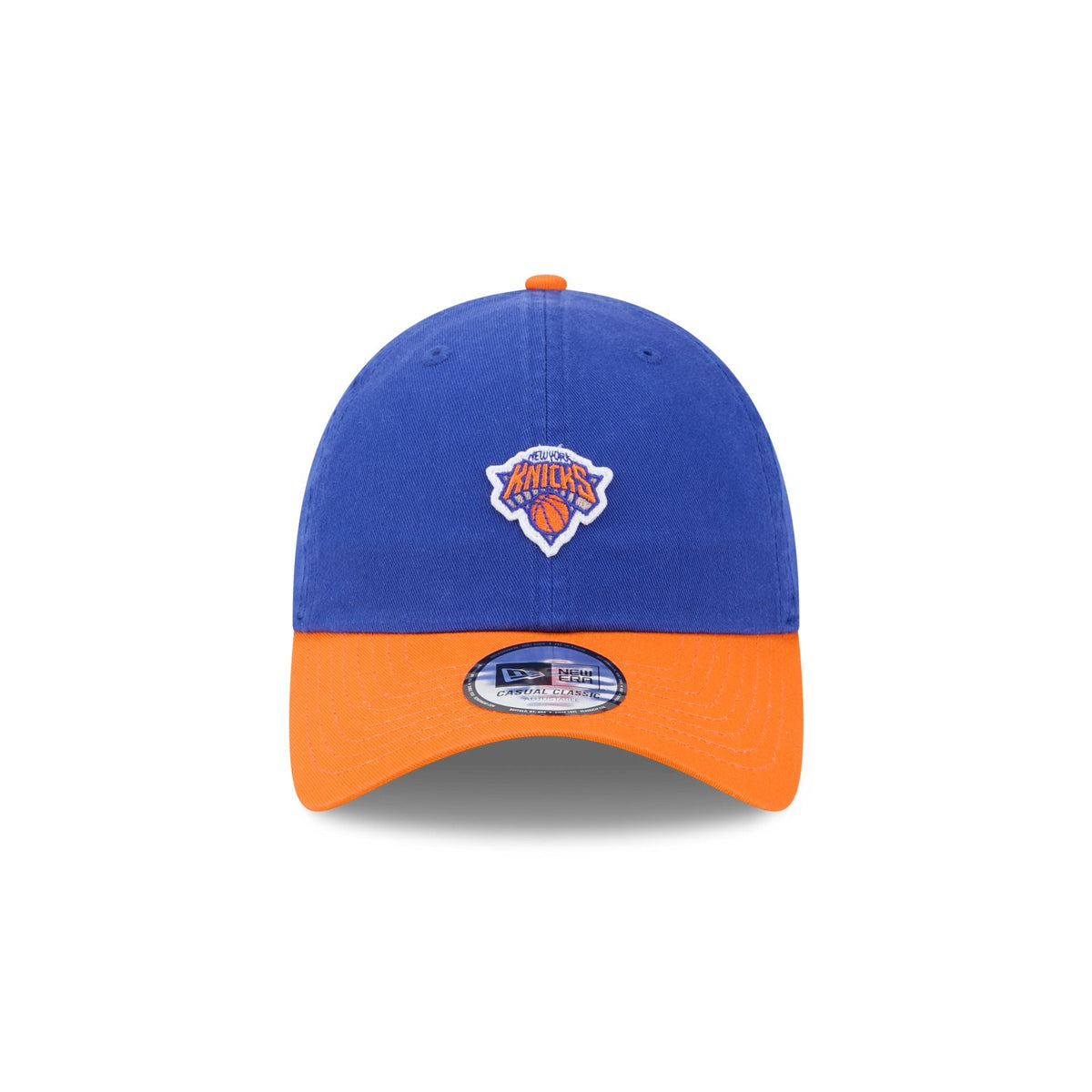 New York Knicks Mini Logo Two Tone Casual Classic Adjustable Hat