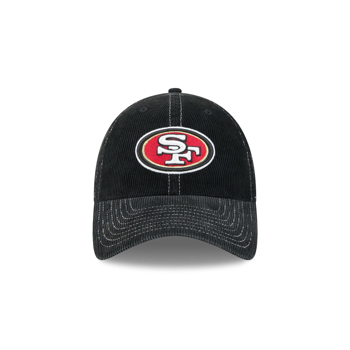 San Francisco 49ers Washed Black Corduroy Casual Classic Adjustable Hat
