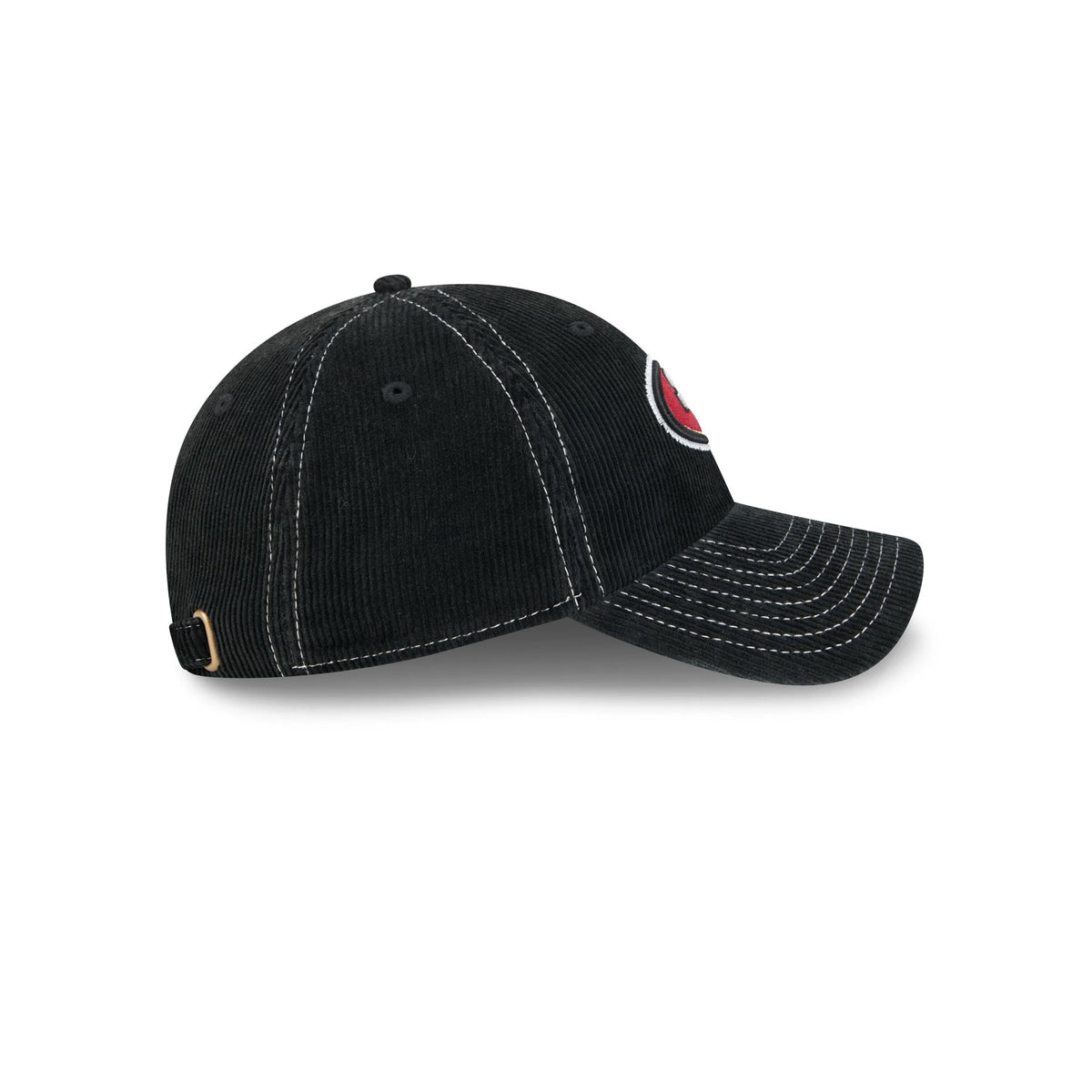 San Francisco 49ers Washed Black Corduroy Casual Classic Adjustable Hat