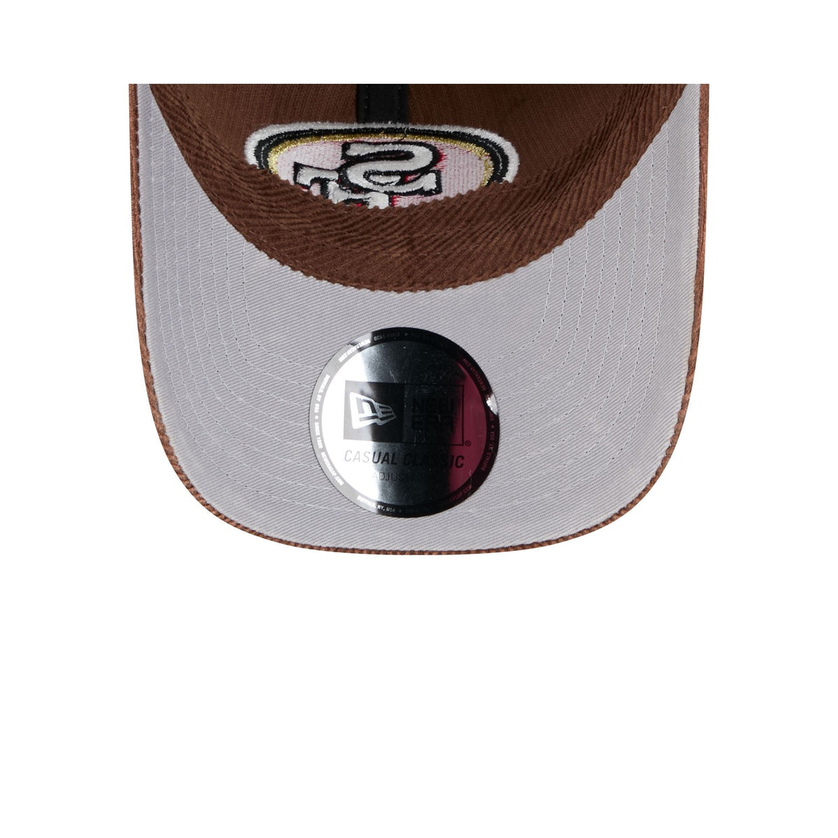 San Francisco 49ers Washed Brown Corduroy Casual Classic Adjustable Hat