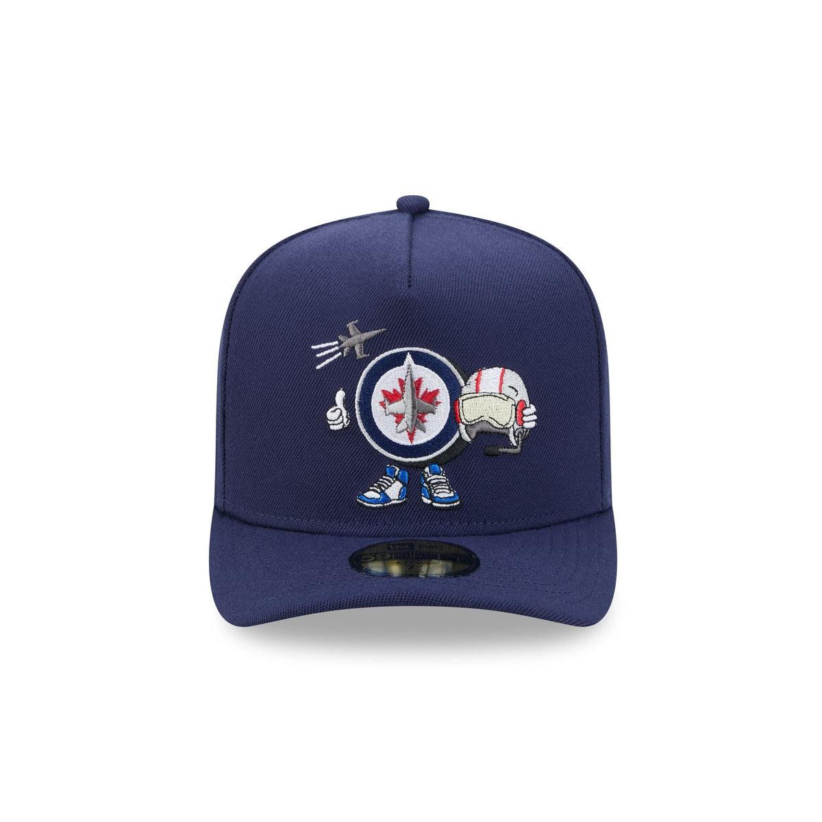 Winnipeg Jets Cartoon 59FIFTY A-Frame Fitted Hat