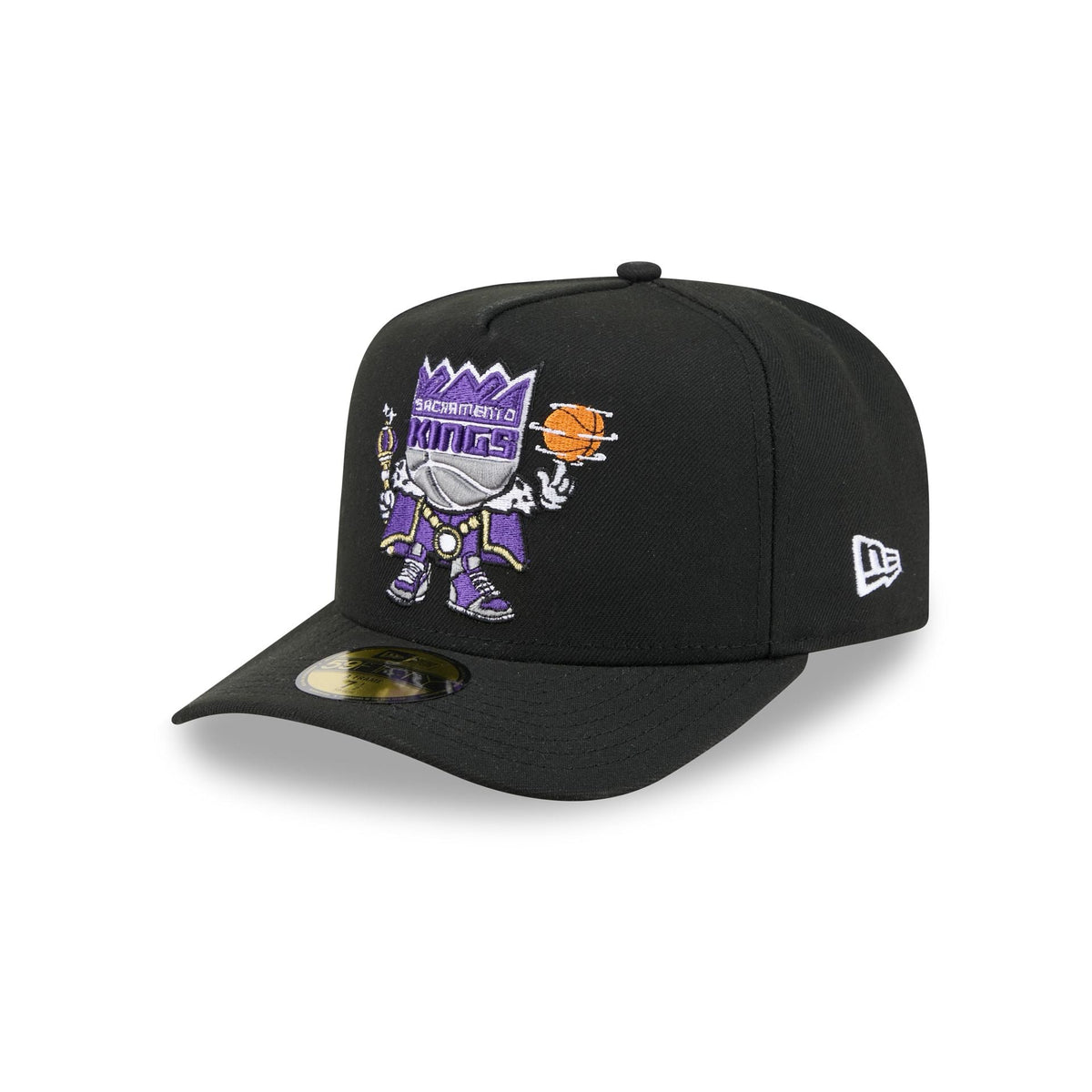 Sacramento Kings Cartoon 59FIFTY A-Frame Fitted Hat