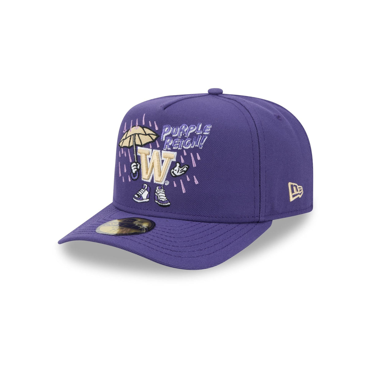 Washington Huskies Cartoon 59FIFTY A-Frame Fitted Hat