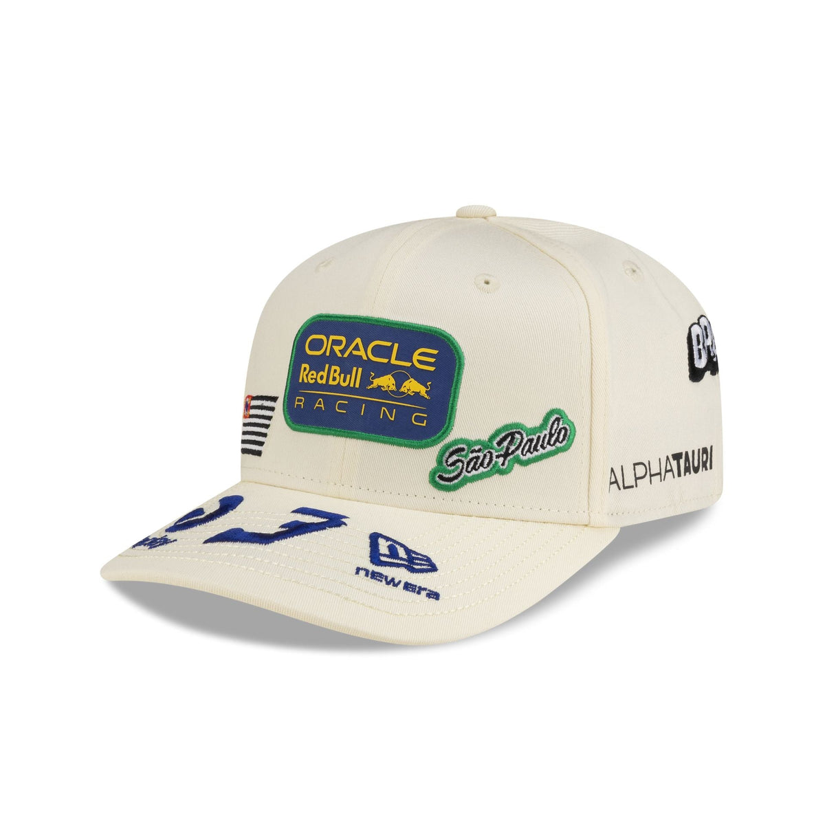 2026 Brazil Race Special Oracle Red Bull Racing Max Verstappen 9SEVENTY Stretch-Snap Hat