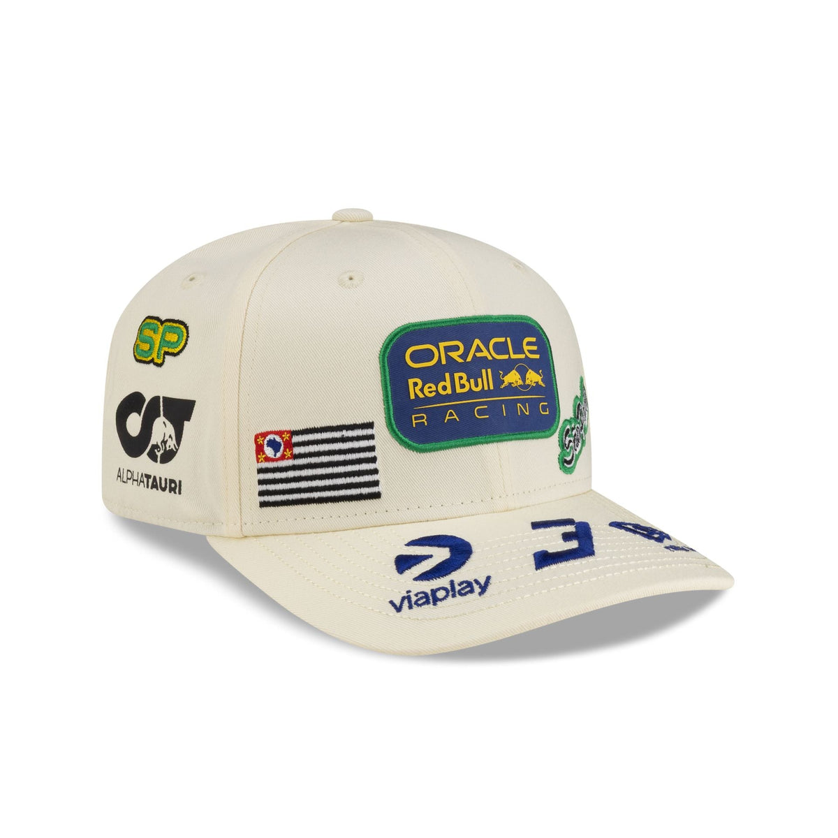 2026 Brazil Race Special Oracle Red Bull Racing Max Verstappen 9SEVENTY Stretch-Snap Hat