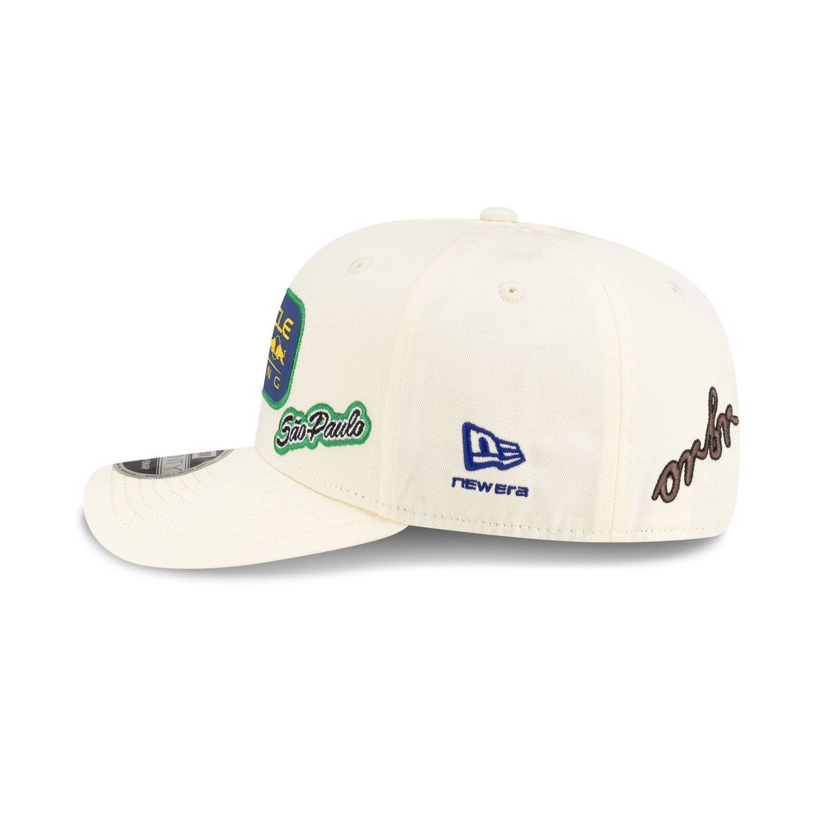 2026 Brazil Race Special Oracle Red Bull Racing Chrome White 9SEVENTY Stretch-Snap Hat