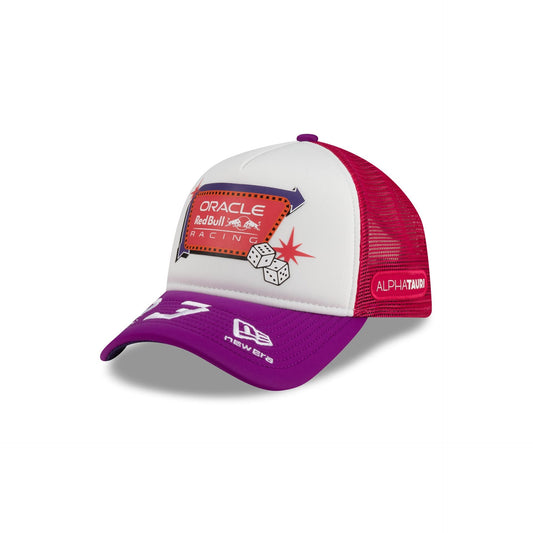 2026 Vegas Race Special Oracle Red Bull Racing Max Verstappen 9FORTY A-Frame Trucker Hat