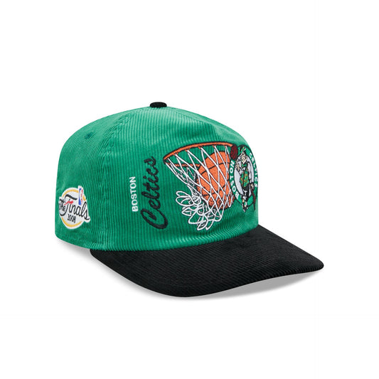 Boston Celtics Retro Pack Team Ball 19TWENTY Snapback Hat