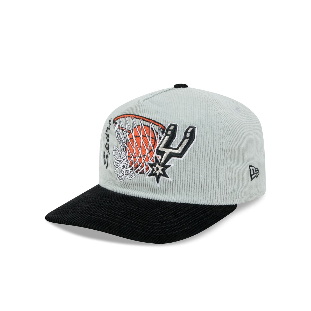 San Antonio Spurs Retro Pack Team Ball 19TWENTY Snapback Hat