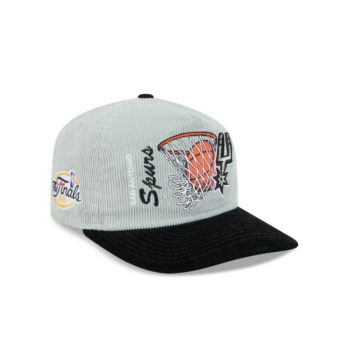 San Antonio Spurs Retro Pack Team Ball 19TWENTY Snapback Hat