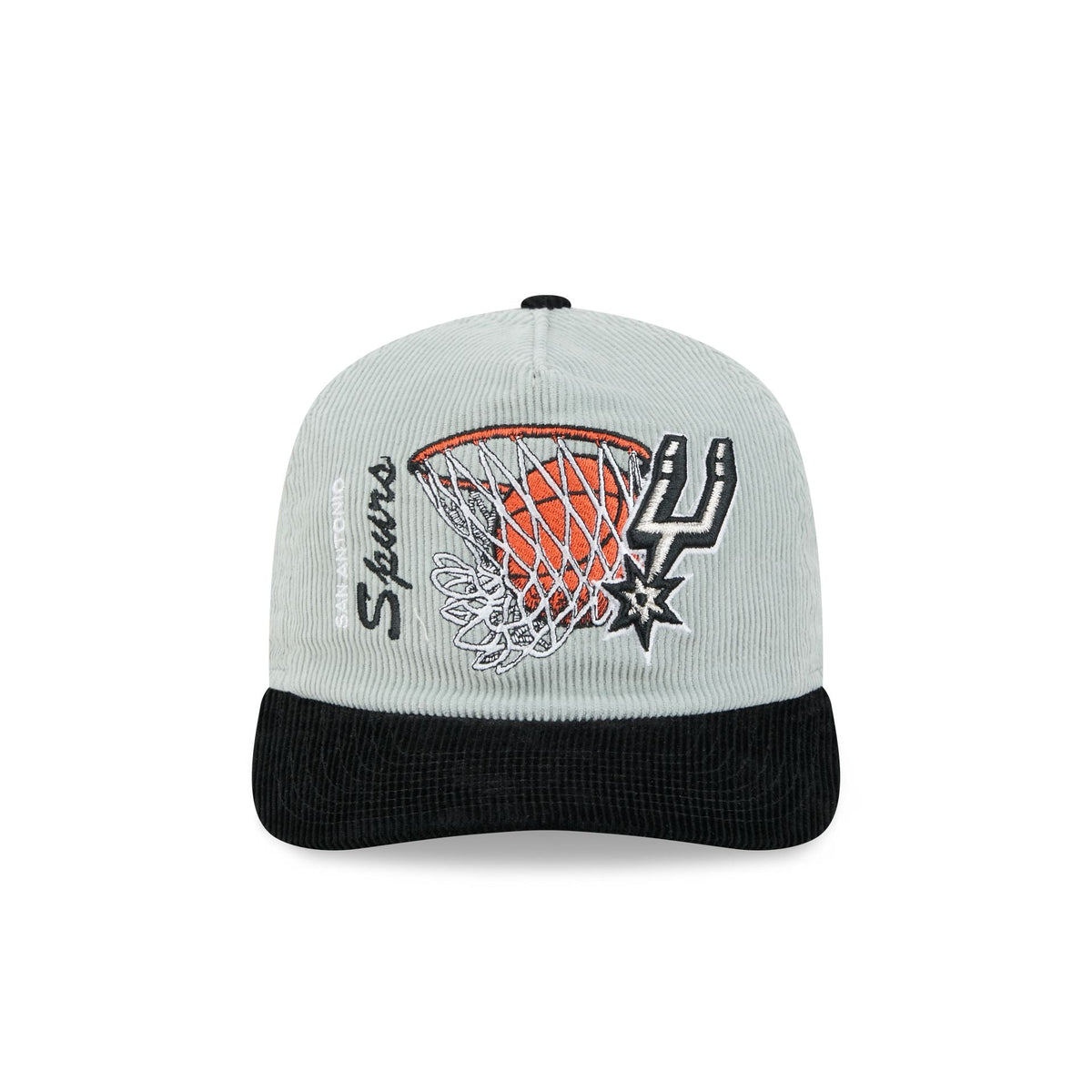 San Antonio Spurs Retro Pack Team Ball 19TWENTY Snapback Hat