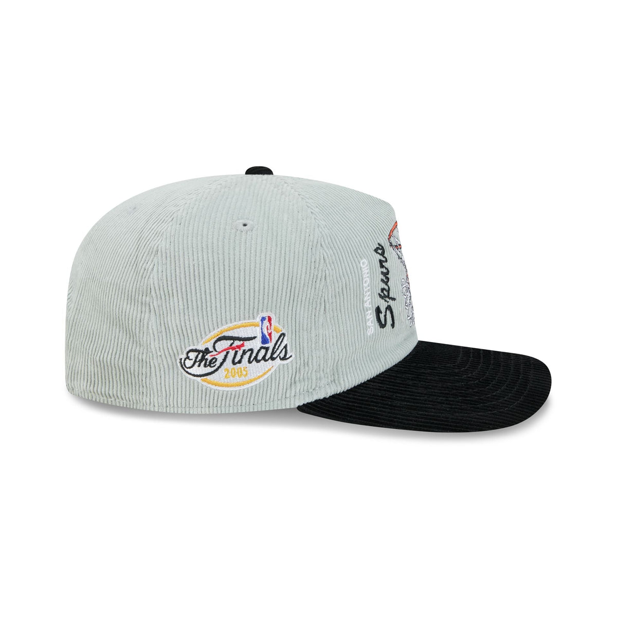 San Antonio Spurs Retro Pack Team Ball 19TWENTY Snapback Hat