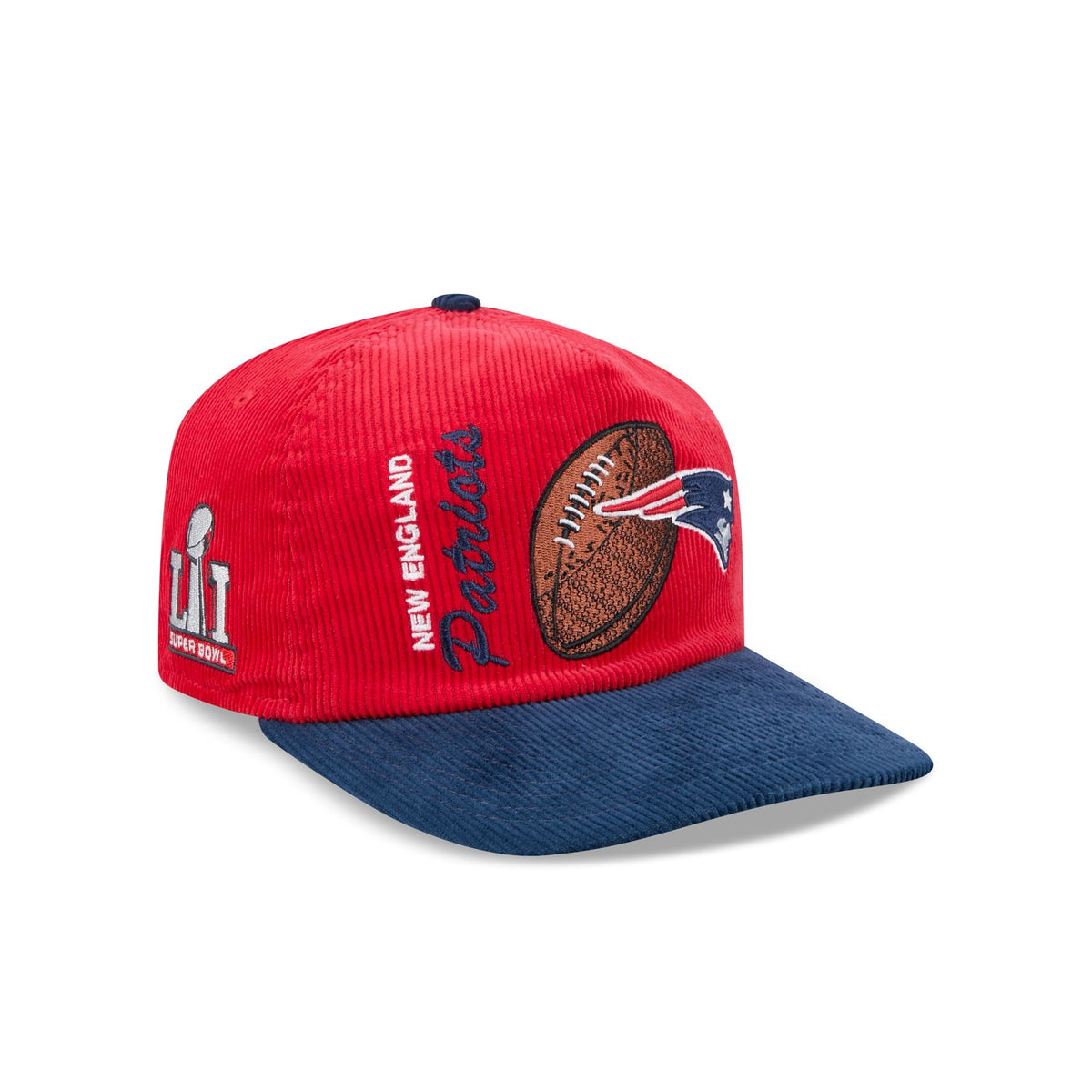 New England Patriots Retro Pack Team Ball 19TWENTY Snapback Hat