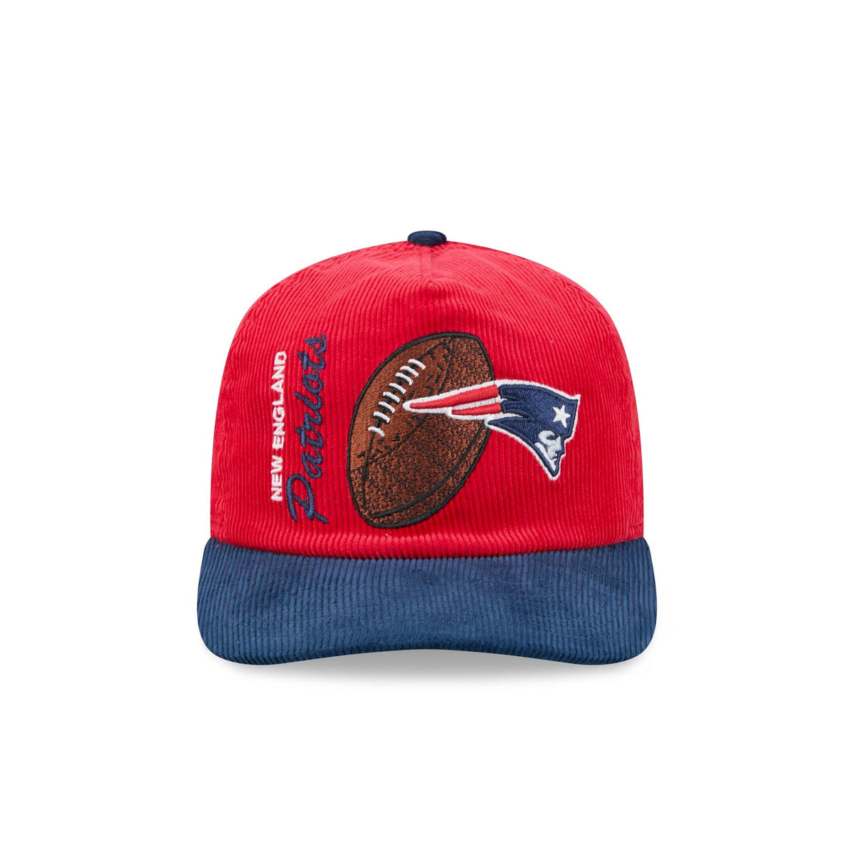 New England Patriots Retro Pack Team Ball 19TWENTY Snapback Hat
