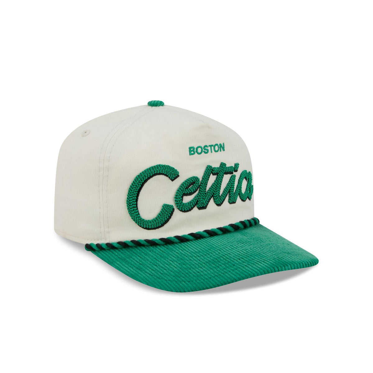 Boston Celtics Retro Pack Script Rope 19TWENTY Snapback Hat