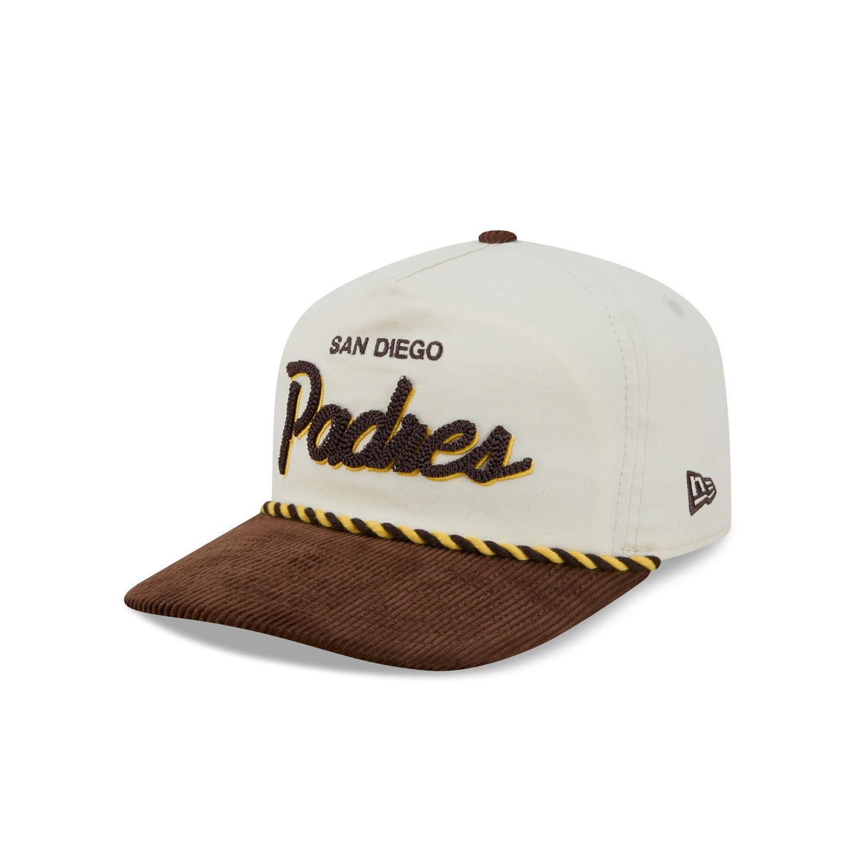San Diego Padres Retro Pack Script Rope 19TWENTY Snapback Hat