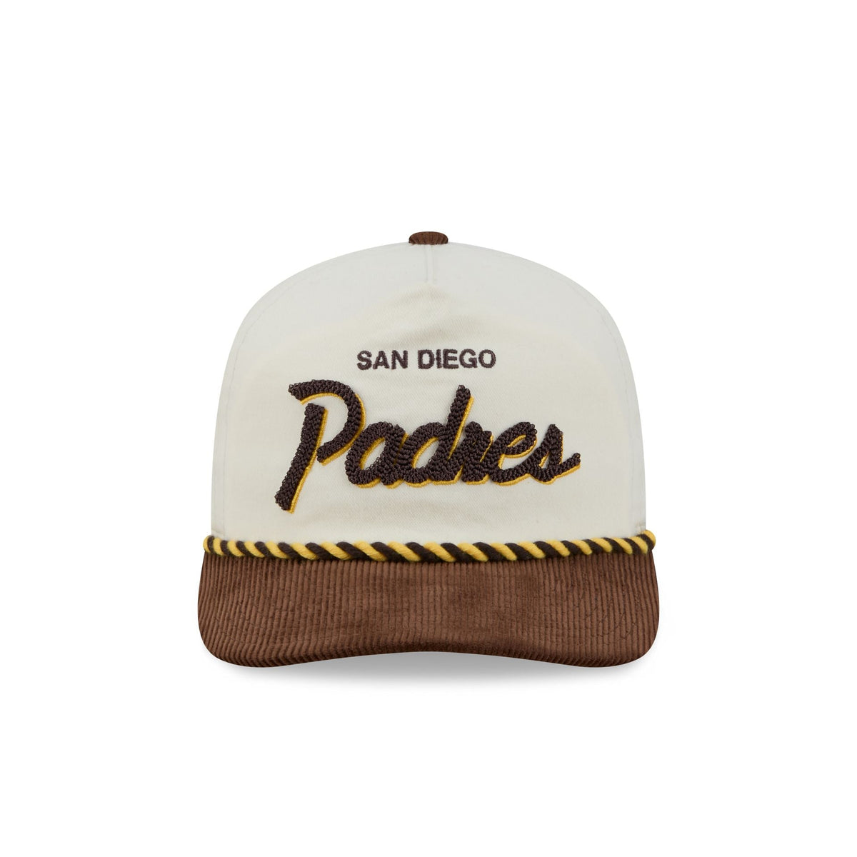 San Diego Padres Retro Pack Script Rope 19TWENTY Snapback Hat