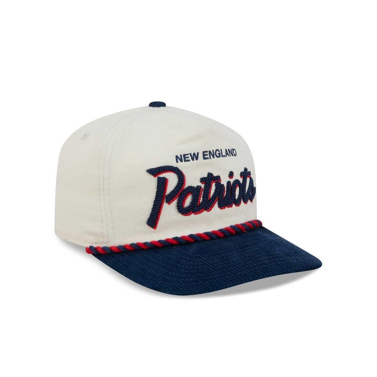 New England Patriots Retro Pack Script Rope 19TWENTY Snapback Hat