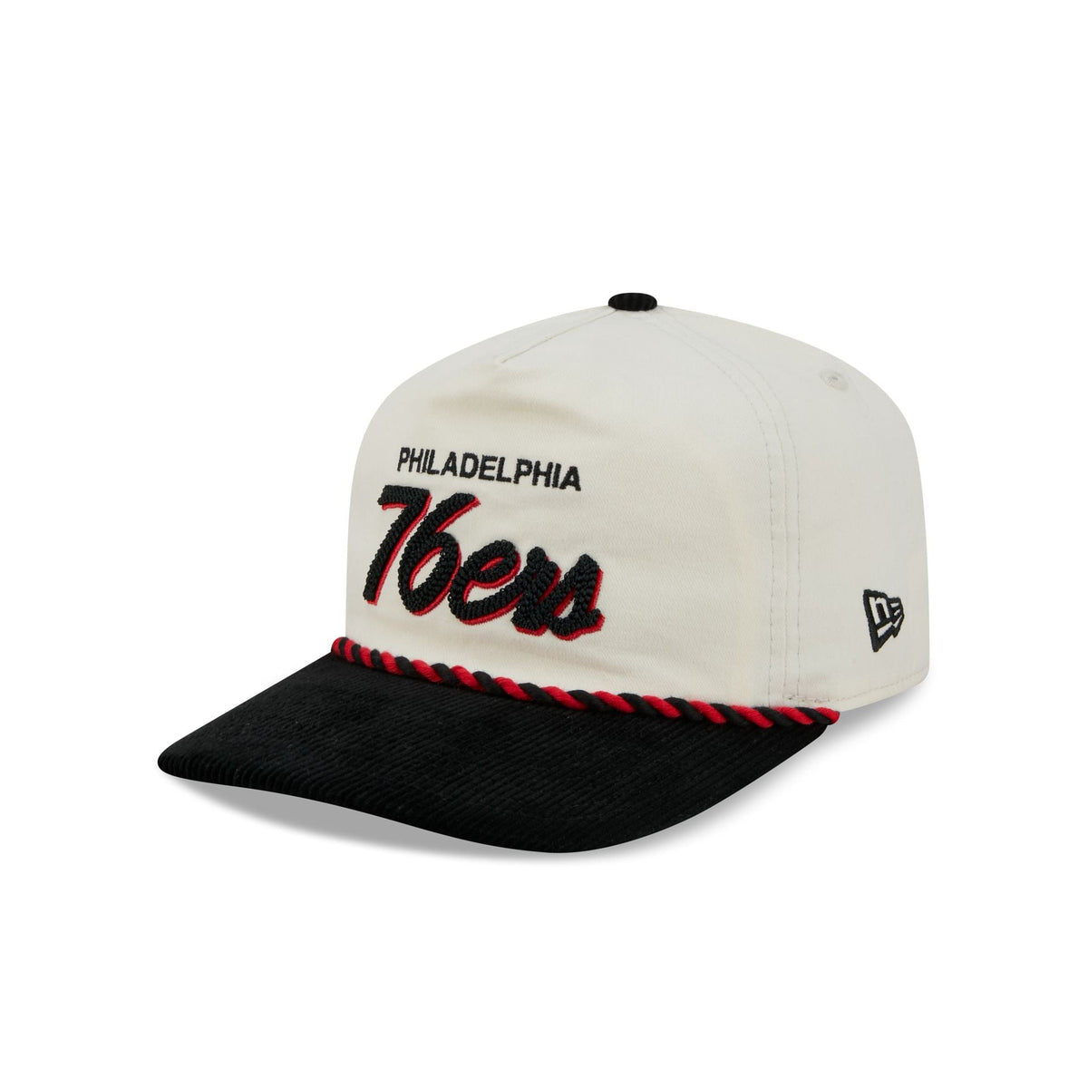 Philadelphia 76ers Retro Pack Script Rope 19TWENTY Snapback Hat